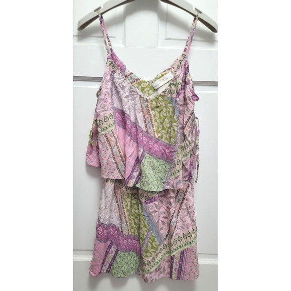 Amanda Uprichard Dresses & Skirts - Amanda Uprichard Women's 100% Silk Paisley Print Tiered Mini Dress - Small